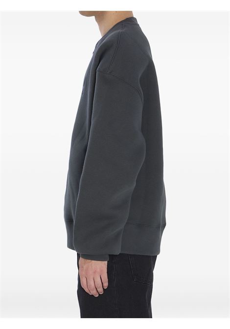 adc sweatshirt man anthracite AMI PARIS | USW755.749020